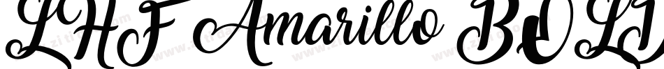LHF Amarillo BOLD字体转换